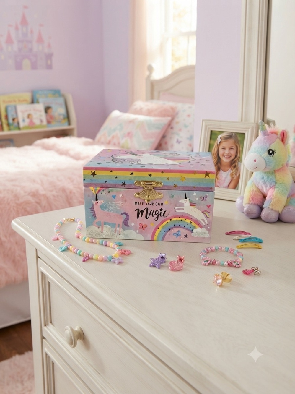Jewelkeeper Unicorn Musical Jewelry Box